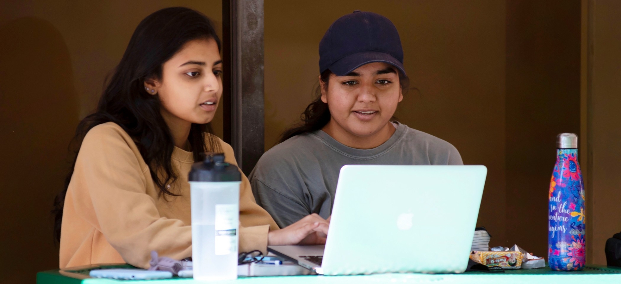 Students on laptop